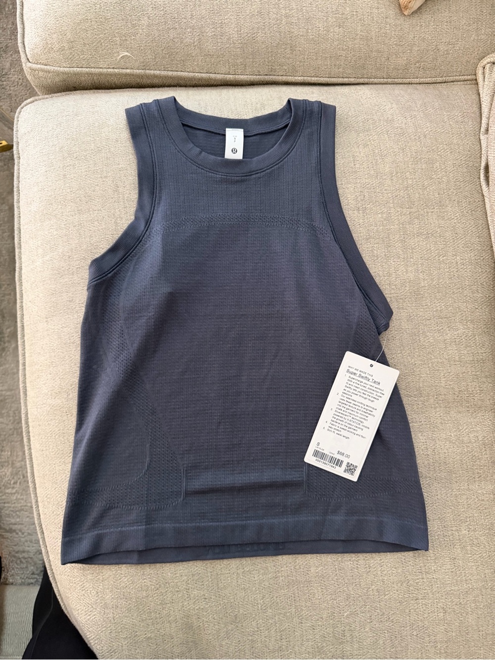 Lululemon Super Swiftly Tank Top in Dusty Diamond